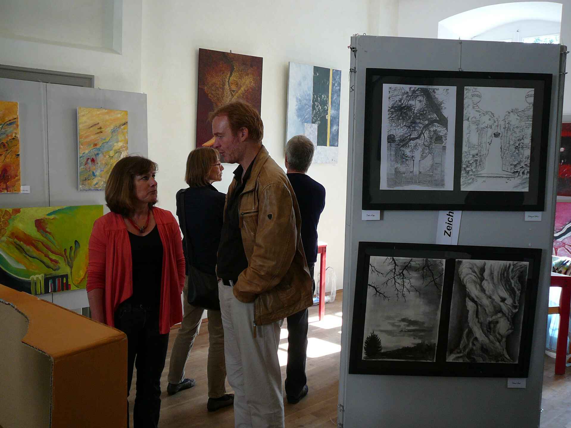 Andrea Tils im Gespräch im Haus Heck