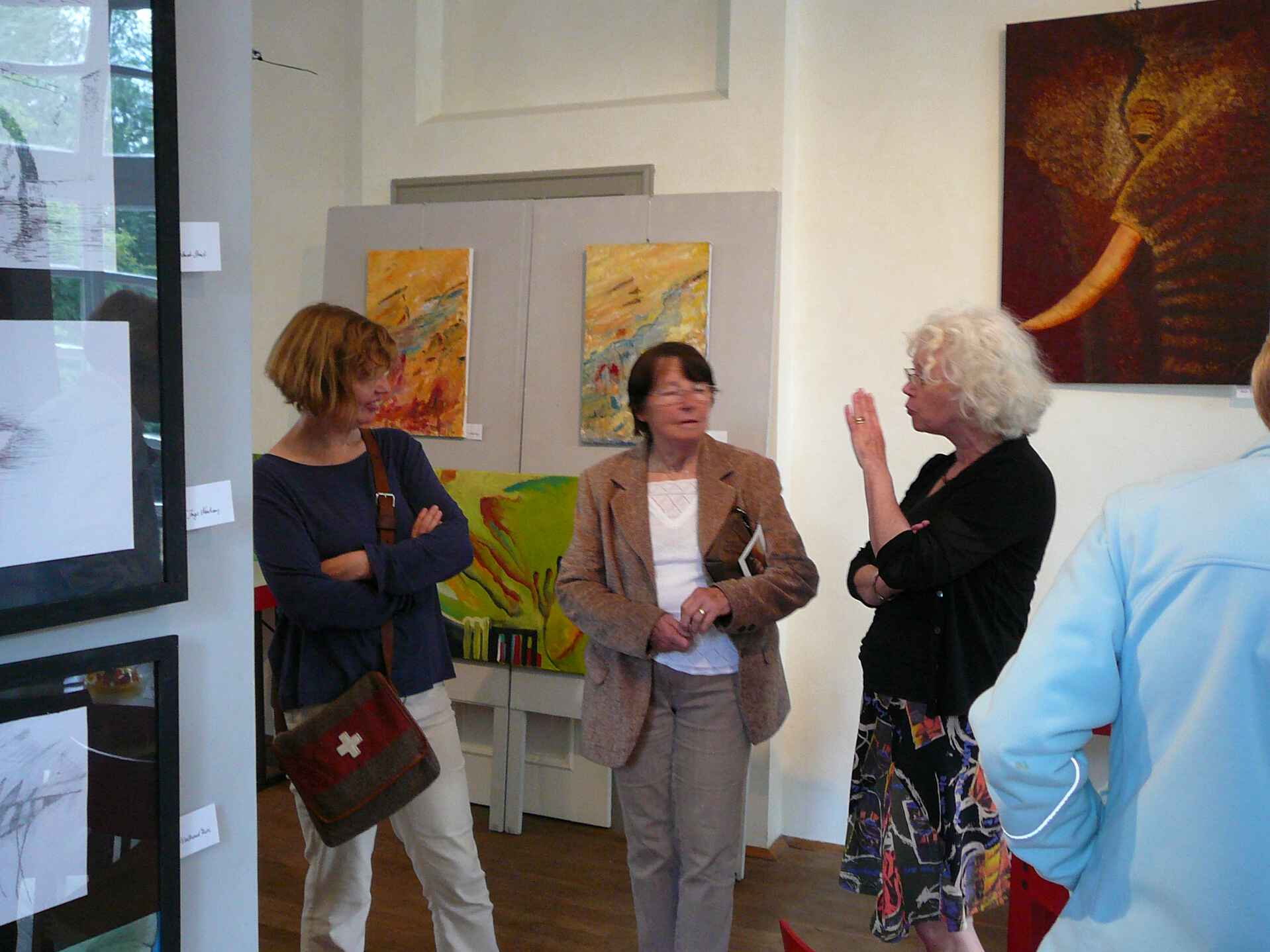 Susanne Herdick im Gespräch im Haus Heck